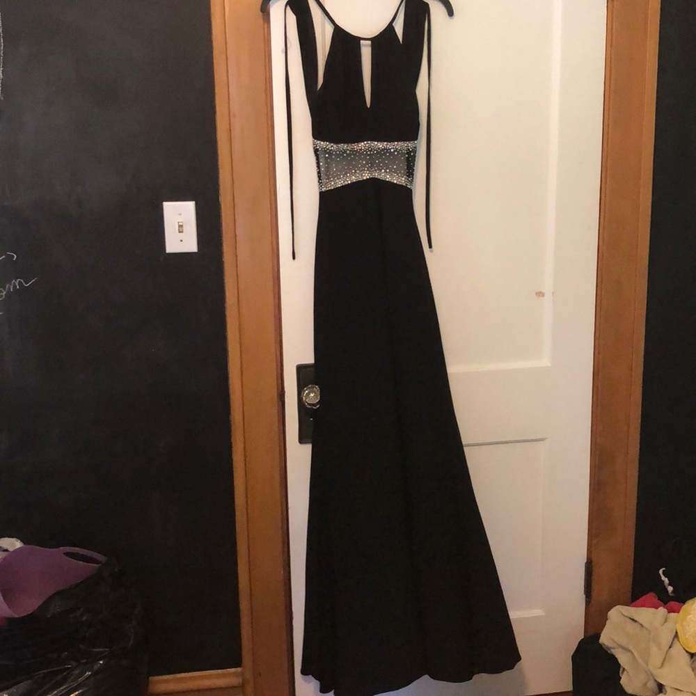Black prom dress, worn twice
